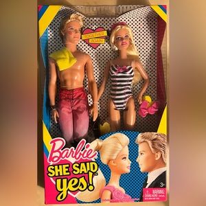 Two (2) Barbie “She Said Yes” Gift Sets